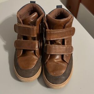 Cat & Jack Brown and Tan Kids Boots
